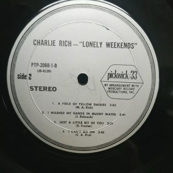Charlie Rich - Lonely Weekends - 2 RECORD SET / 2 LP'S Vintage Vinyl ~ COUNTRY - Picture 8 of 9